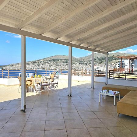 Sunset Penthouse Apartman Saranda Kültér fotó