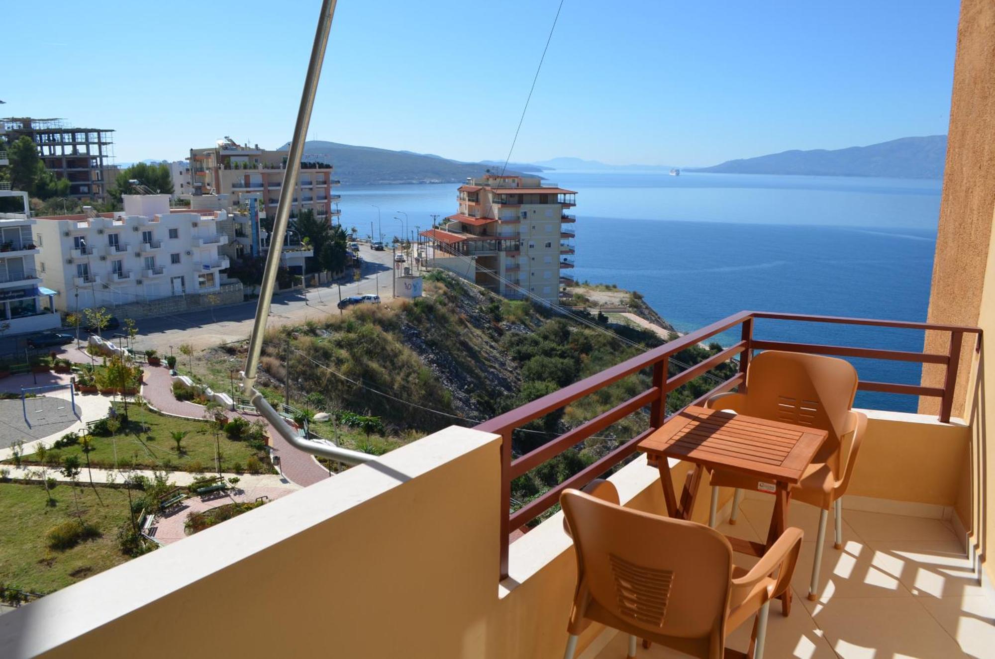 Sunset Penthouse Apartman Saranda Kültér fotó