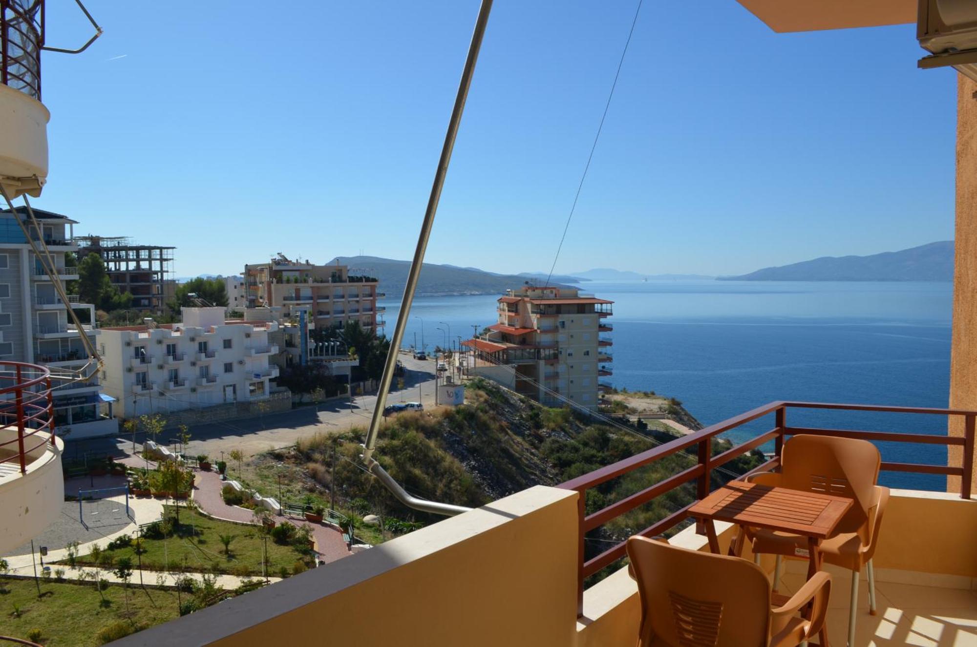 Sunset Penthouse Apartman Saranda Kültér fotó