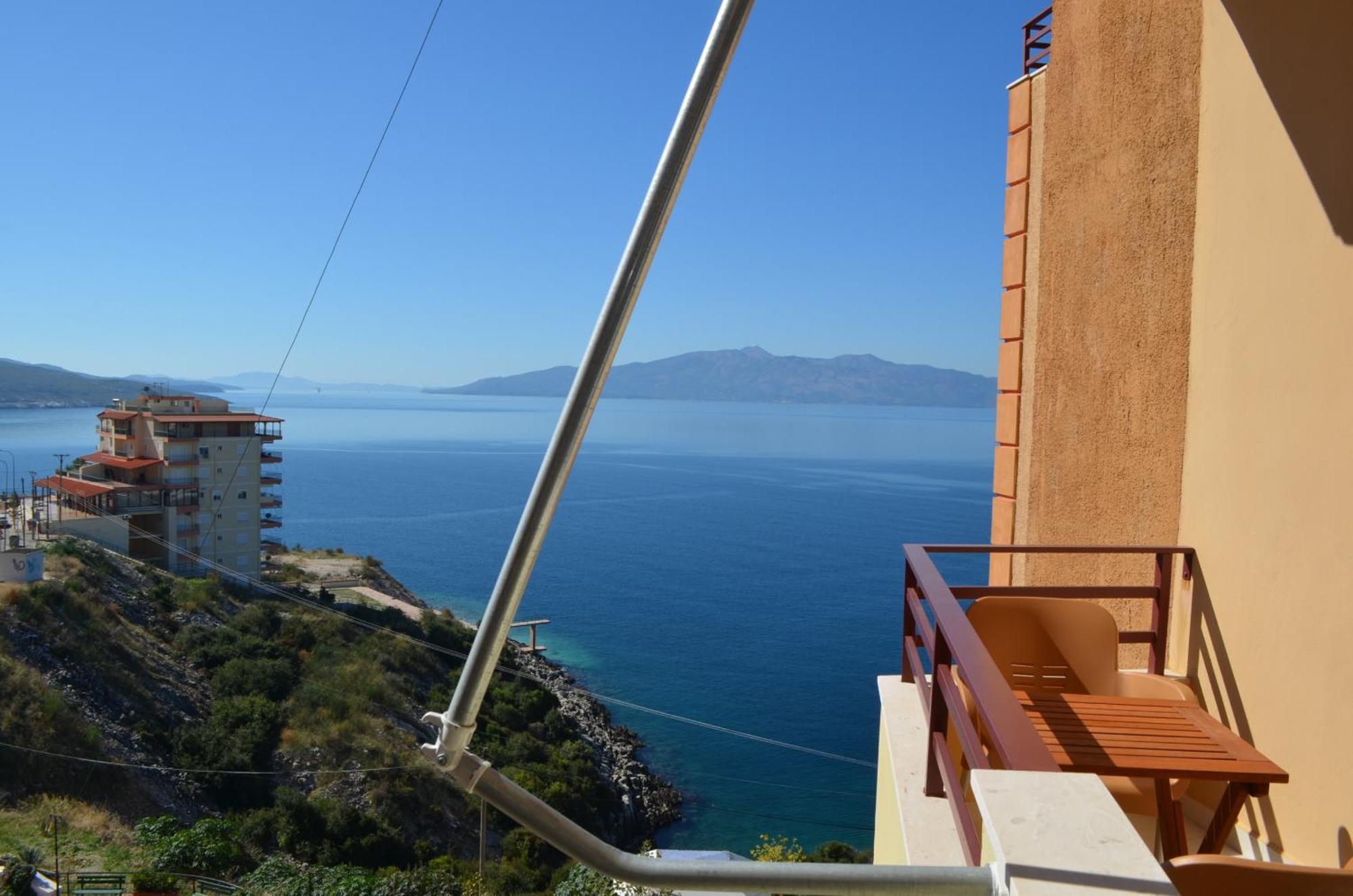 Sunset Penthouse Apartman Saranda Kültér fotó