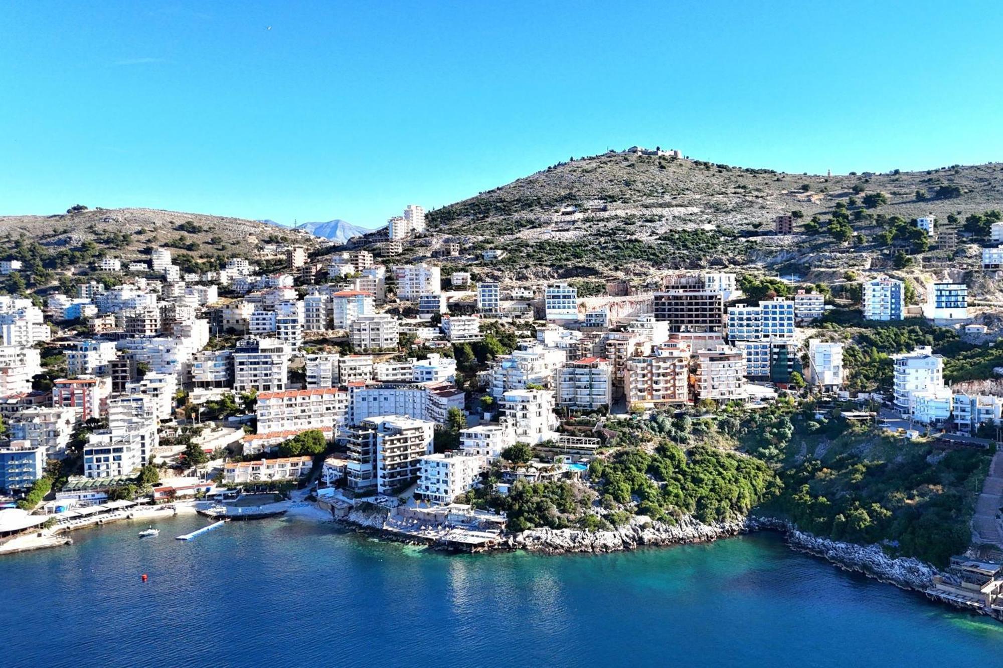 Sunset Penthouse Apartman Saranda Kültér fotó