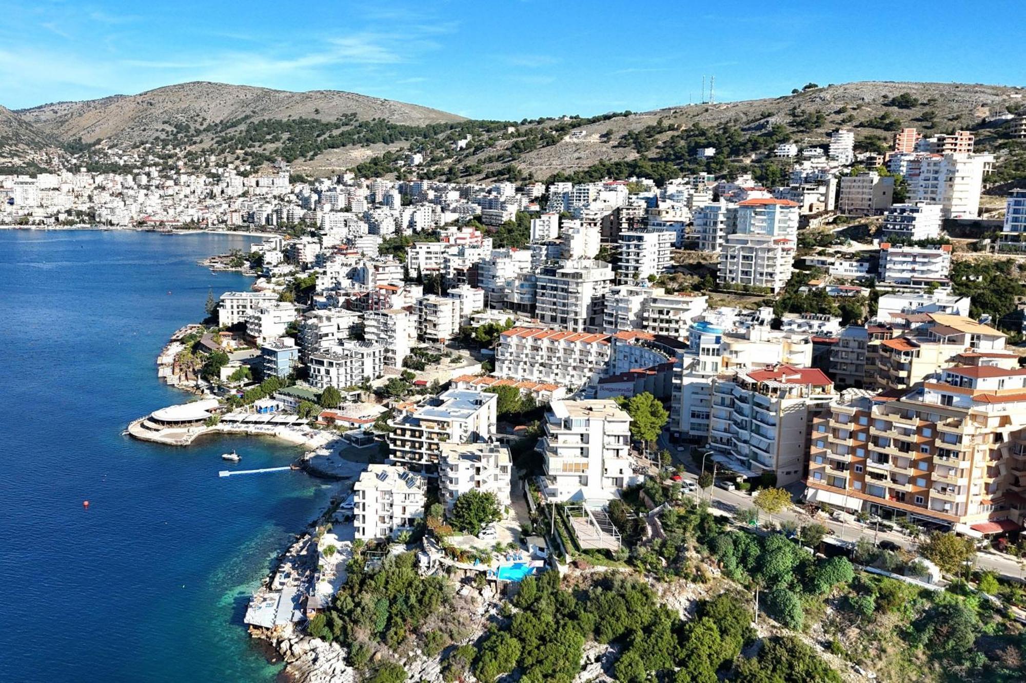 Sunset Penthouse Apartman Saranda Kültér fotó