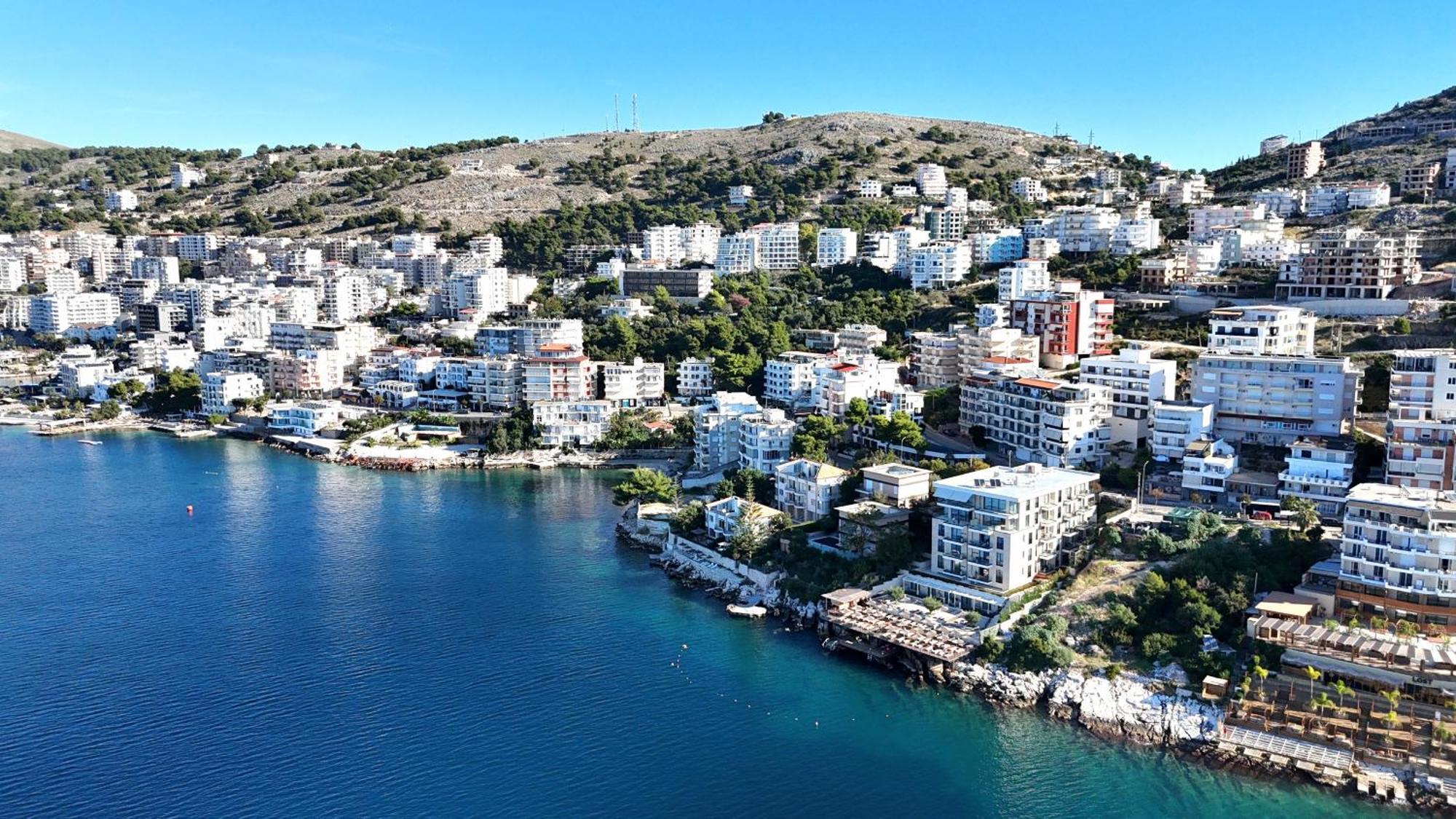 Sunset Penthouse Apartman Saranda Kültér fotó