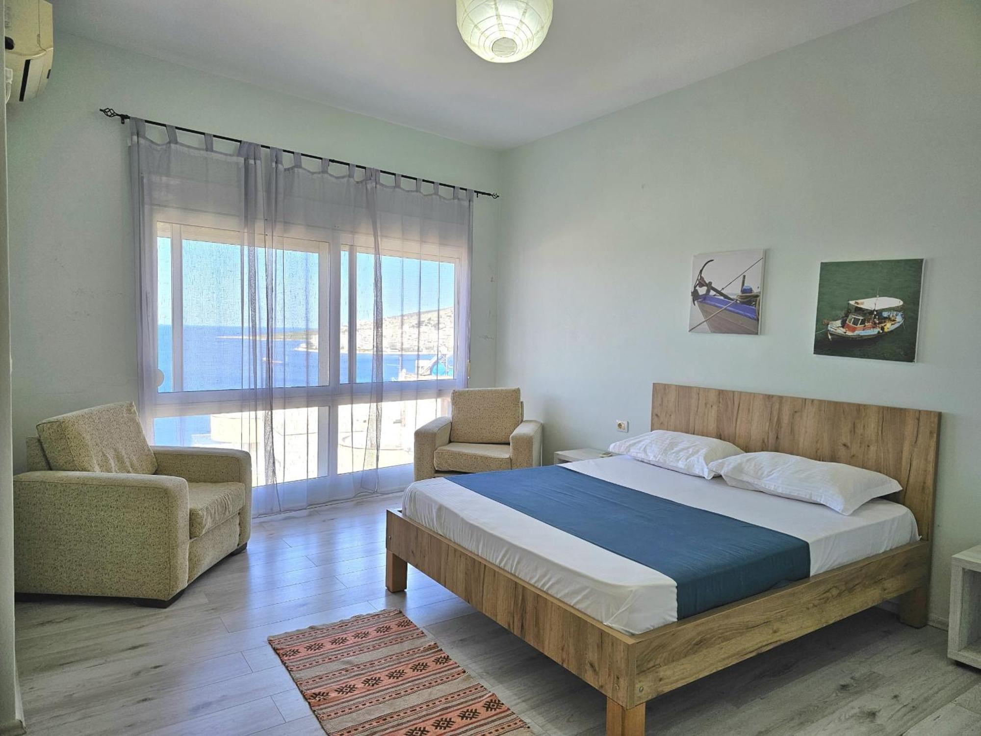 Sunset Penthouse Apartman Saranda Kültér fotó