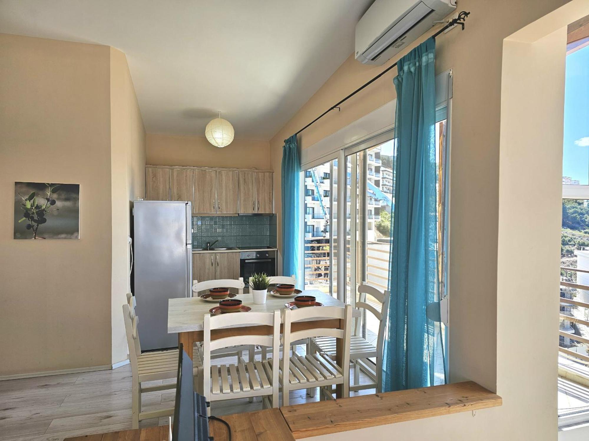 Sunset Penthouse Apartman Saranda Kültér fotó
