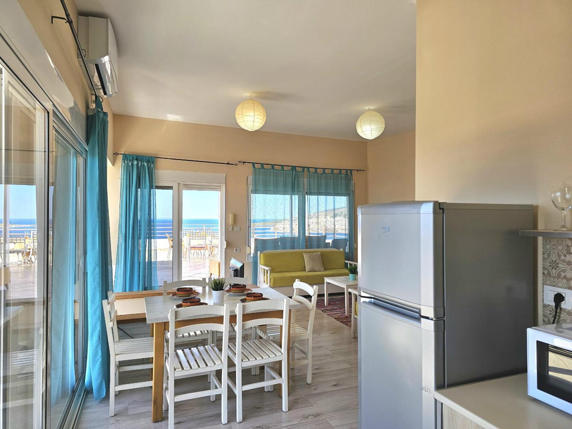 Sunset Penthouse Apartman Saranda Kültér fotó
