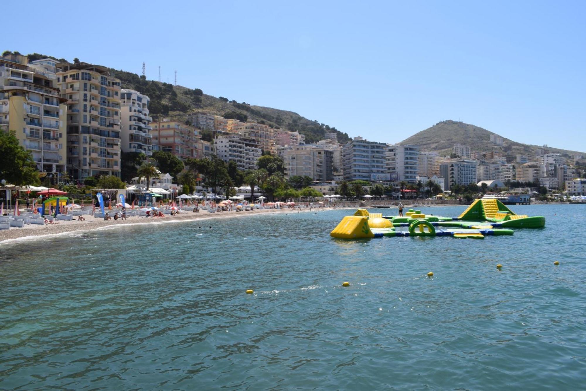 Sunset Penthouse Apartman Saranda Kültér fotó